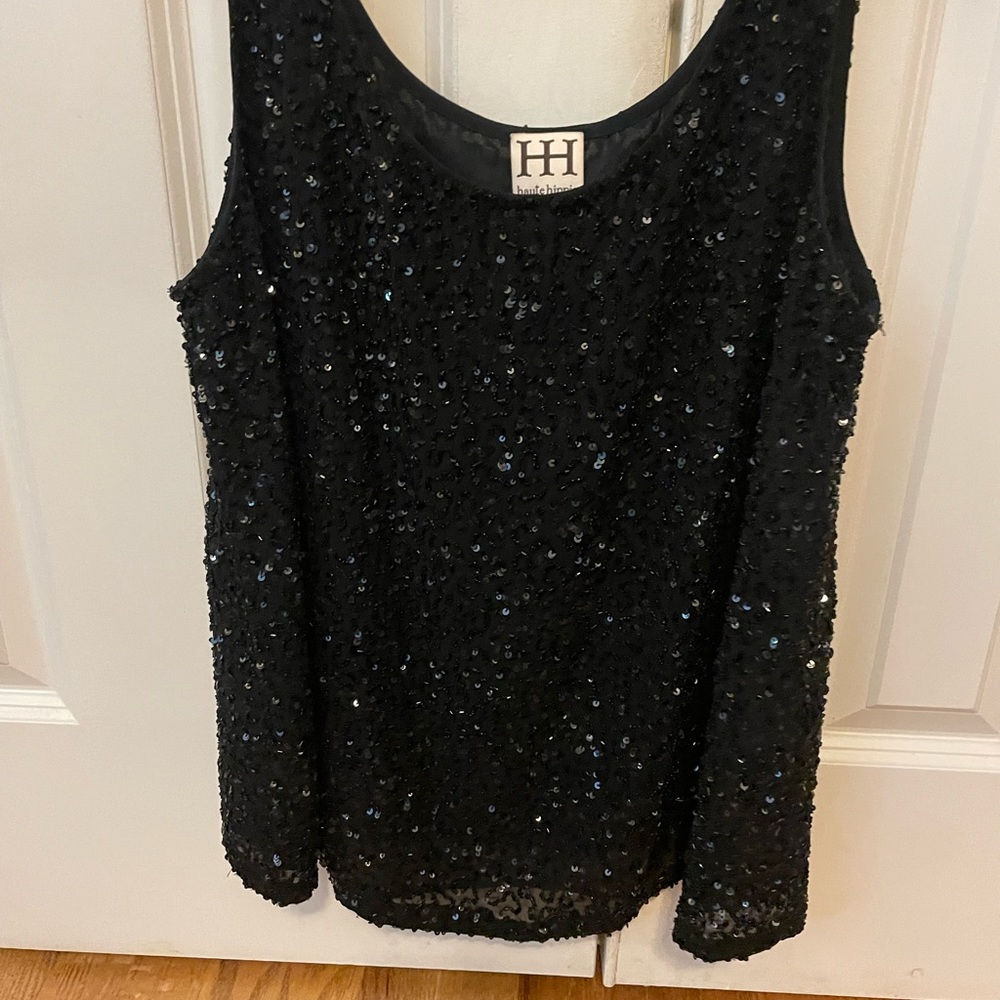 Haute Hippie sequin top